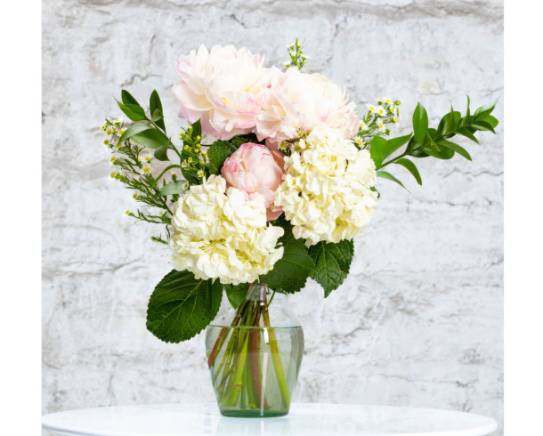 Arreglo Peonias + Margaritas