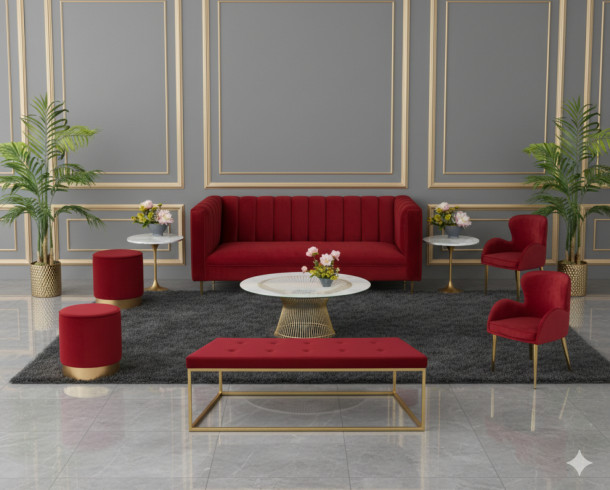 Lounge Felpa Rojo 2, 9px