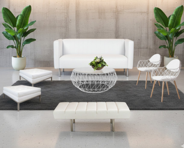 Lounge Blanco Cuero 2