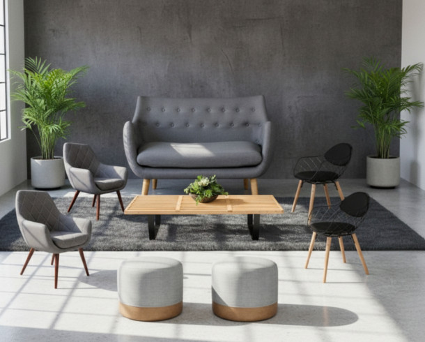 Lounge Gris Tela 3, 8 pax.