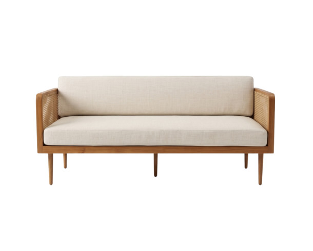 Sofa Beige Enjuncado Cuadrado