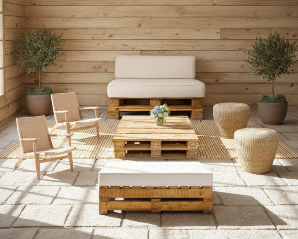 Lounge Pallet Boho Chick