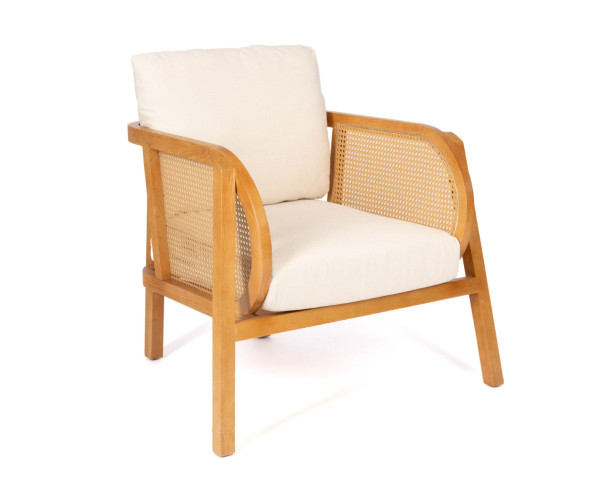 Sillon Beige Enjuncado A, 93 x 83 cm, Alt: 72 cm