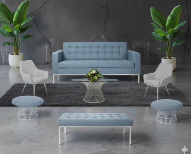 Lounge FK Azul Petroleo