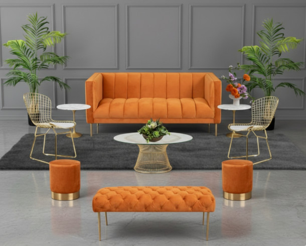 Lounge Felpa Naranjo