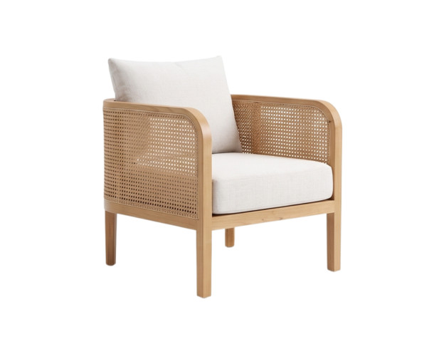 Sillon Beige Enjuncado Cuadrado